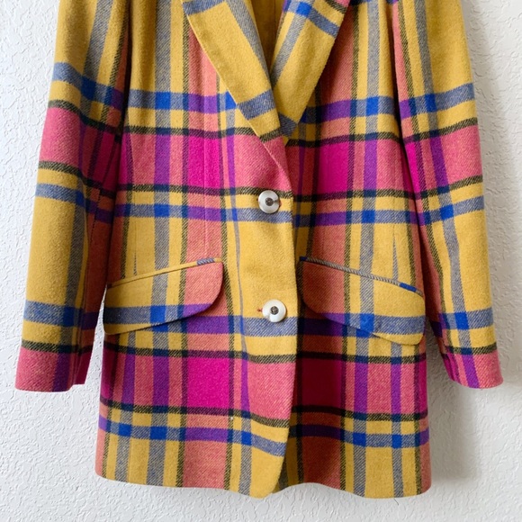 Harris/Wallace Vintage Plaid Jacket - Picture 5 of 13